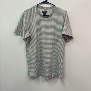 Polo by Ralph Lauren Gray & White Short Sleeve Tee